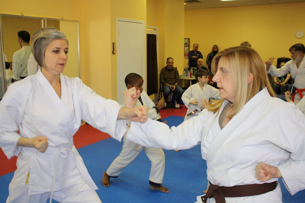 picture of kids training